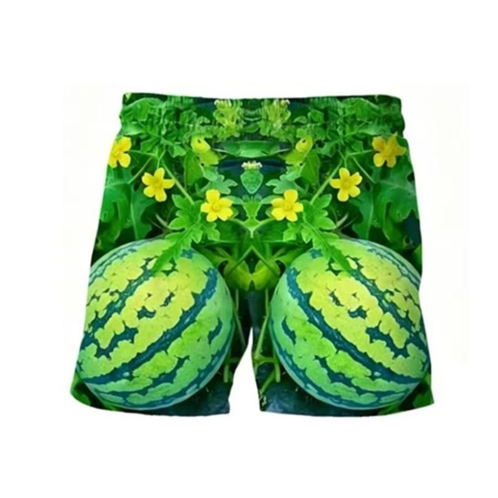 3D Printing Custom - 3D Print Fruit Graphic Tee Short