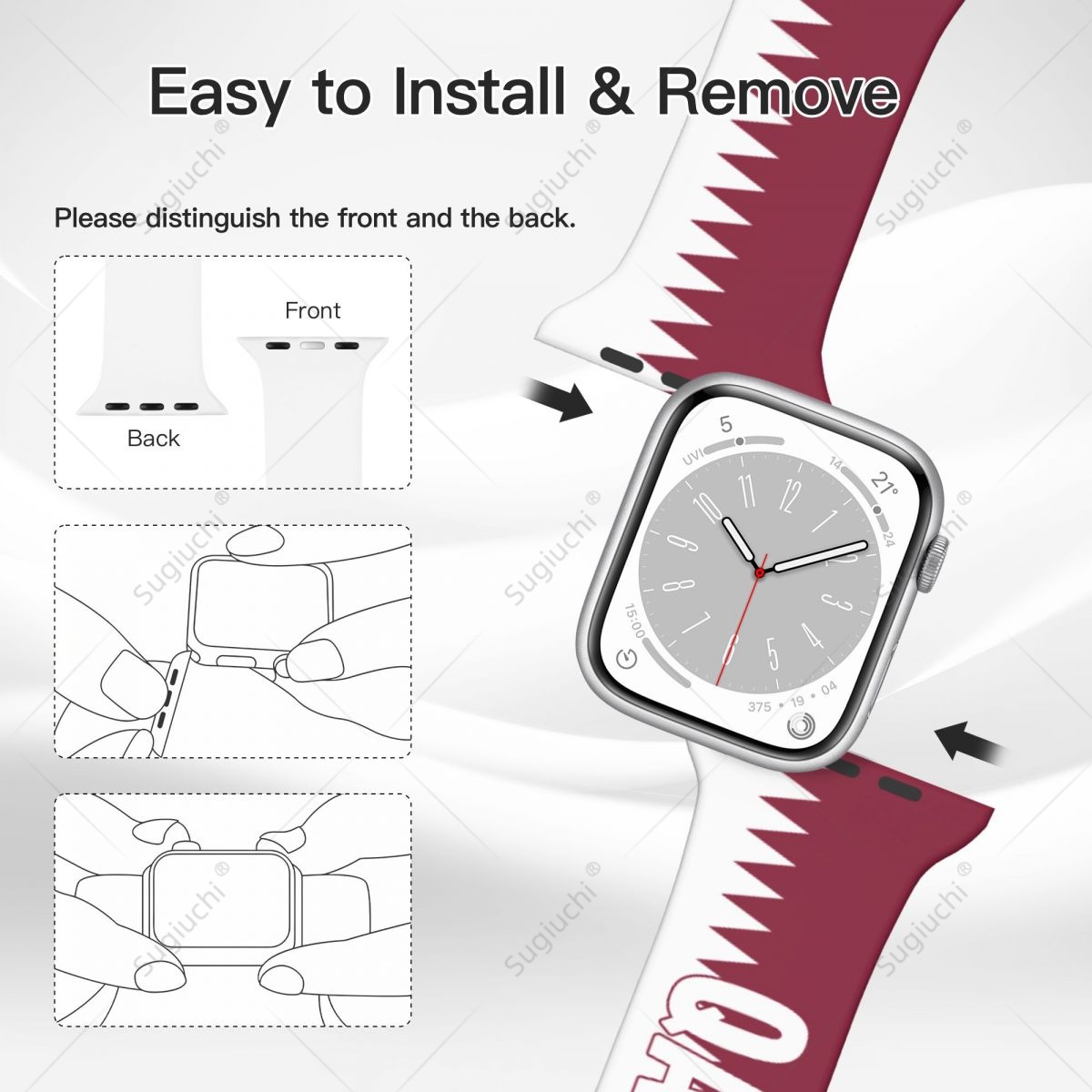 Unisex Qatar Flag 3D Printing  - 3D Printing Qatar review and price