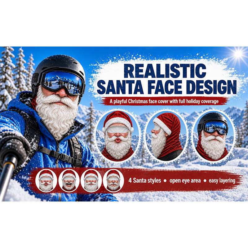 3D Funny Old Man Ski Mask Chri - 3D Printing Mask review and price
