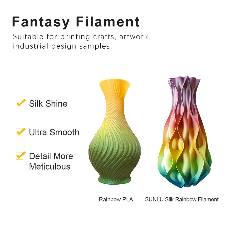 SUNLU SILK PLA 3D Filament 1.7 - 3D Printing Nylon review and price