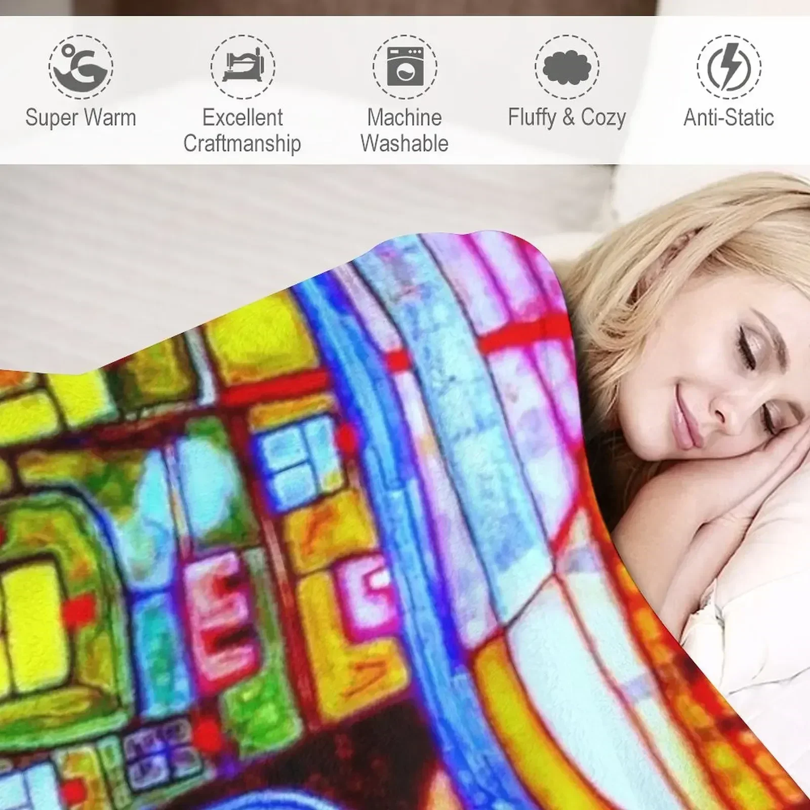 Qatar 813 neon Throw Blanket L - 3D Printing Qatar review and price